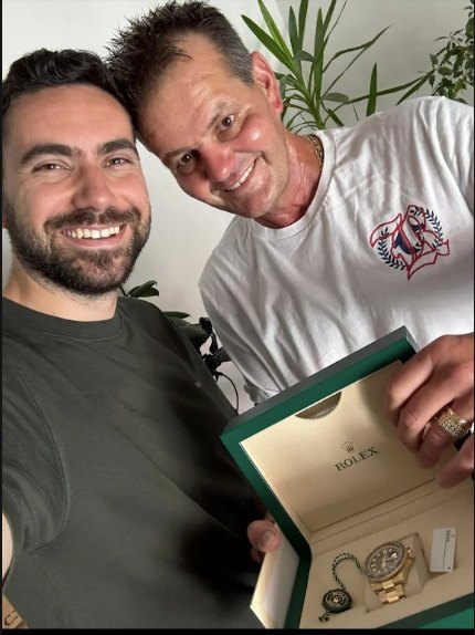 Sandro beim Rolex-Verkauf bei Juwelier Alb